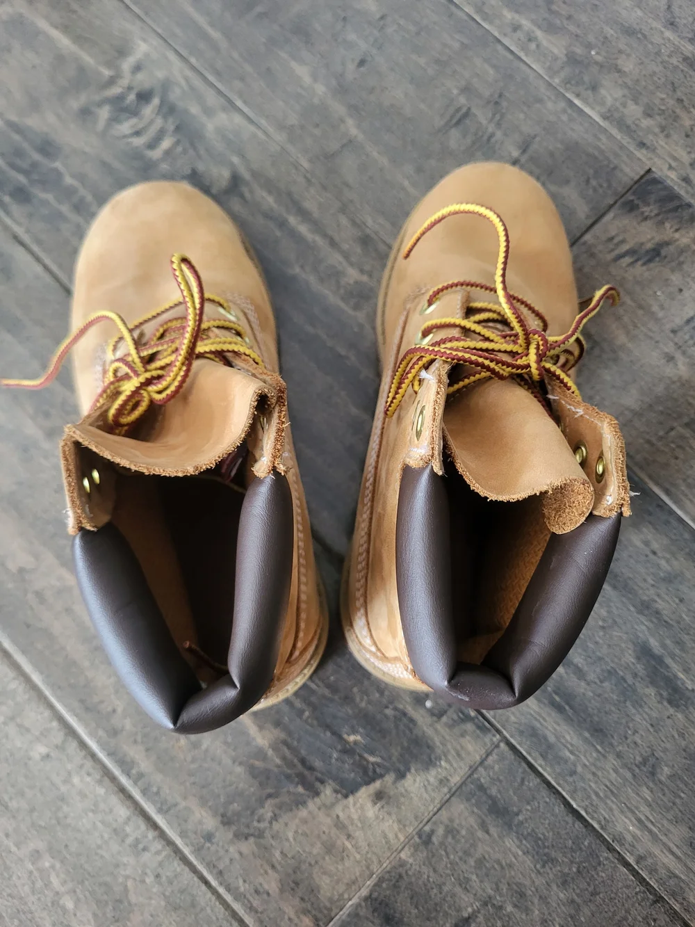 Timberland Kids' Classic Wheat Nubuck Lace-Up Boots